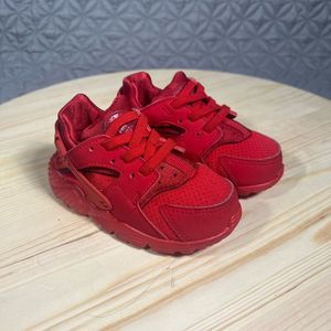 Nike Toddler Huarache All Red Casual Shoes Size 6C